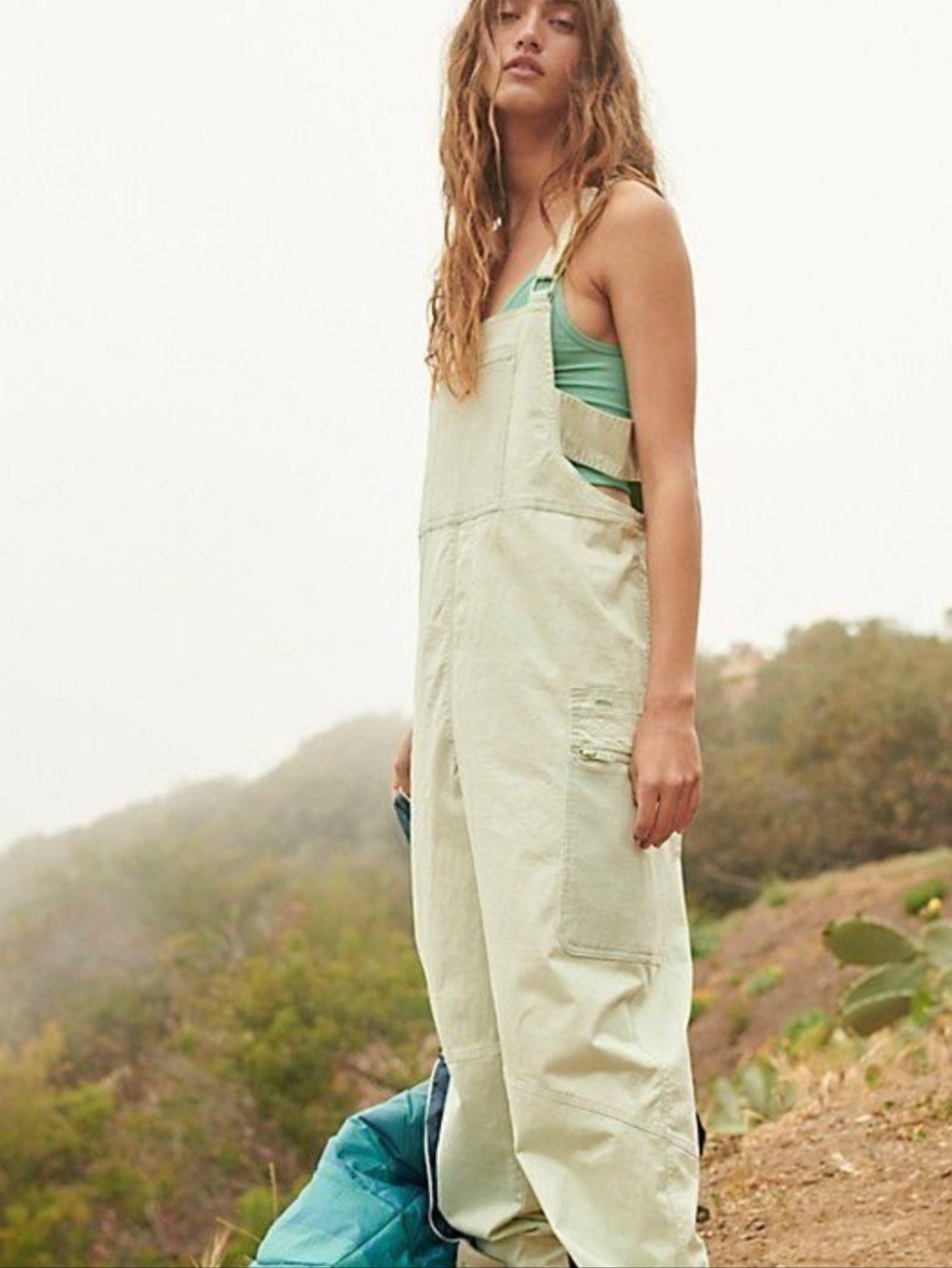 Free People Movement Wade On One Peice in Washed Aloe Green Size Large